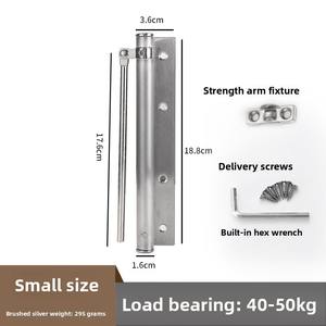 Ferme-porte moderne en acier inoxydable fermeture automatique tampon à ressort domestique séquenceur silencieux lumière conception simple pour les hôtels - Product Image 6