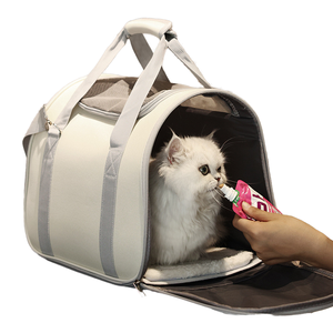 Sac <span class=keywords><strong>à</strong></span> bandoulière blanc Easygoing pour chats et chiens pour sorties <span class=keywords><strong>à</strong></span> <span class=keywords><strong>bord</strong></span> petit sac <span class=keywords><strong>à</strong></span> main <span class=keywords><strong>à</strong></span> ouverture latérale <span class=keywords><strong>à</strong></span> conception <span class=keywords><strong>à</strong></span> une épaule Cage pour animaux de compagnie - Product Image 3