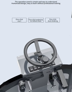 PHR-2300GS batterie betriebene wiederauf ladbare Vakuum-Straßen reinigungs maschinen Kehrmaschinen Hochleistungs-Boden kehrmaschine Staubs ammler - Product Image 4