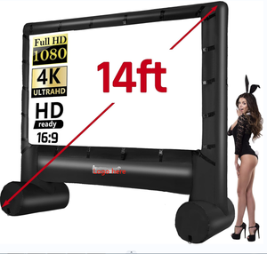 16:9 Kích Thước 12 / 14 / 15 / 16 / 18/ 20/ 24/ 33Feet Ngoài Trời Inflatable Chiếu Rạp Chiếu Phim Màn Hình Để Bán Với Built-In Fan - Product Image 3