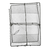 Haute qualité Double noeud Type Multifilament carré Aquaculture Cage fonte conception de filet pour crabe homard pieuvre écrevisse piège