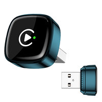 Offre Spéciale 2 en 1 filaire vers adaptateur CarPlay sans fil et Android Auto Dongle 5.8 Ghz WiFi Type C USB Plug Play Car pour apple IOS