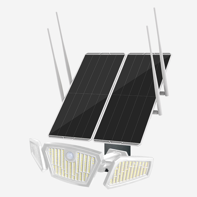 Long Distance 1200Mbps WiFi Extender 2.4G/5G Wireless External Signal Booster Solar-Powered Light Wifi Amplifier Repeater