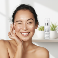 Crema Contorno de Ojos Vegana de Marca Privada Antiarrugas con Retinol, Cafeína y Ácido Hialurónico, Sérum Hidratante para Todo Tipo de Piel, Ojeras