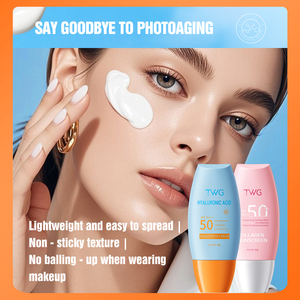 Crema Solare TWG RTS con Acido Ialuronico/Collagene SPF 50, Protezione Solare Levigante e Illuminante con Acido Ialuronico e Collagene - Product Image 5