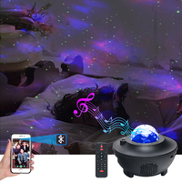 Nouveau projecteur d'étoiles USB, projecteur de lune, projecteur de musique pour la décoration, projecteur d'étoiles de la galaxie, veilleuse ciel étoilé