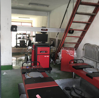 Máquina de alineación de ruedas de tienda de carrocería automática, alineador de neumáticos
