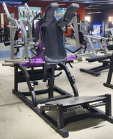 Machine à Squat Hack Type V à Charge Libre, Équipement Commercial de Musculation pour le Bas du Corps et les Fessiers