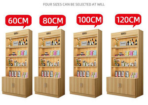 Giá để trưng bày mỹ phẩm bằng thép và gỗ nhẹ, bán buôn XINDE, kệ trưng bày cửa hàng mỹ phẩm - Product Image 2