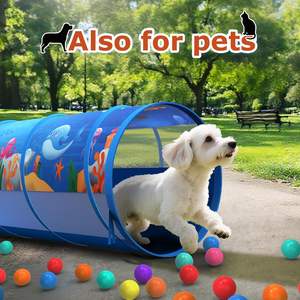 <span class=keywords><strong>Tunnel</strong></span> de jeu pliable portable, intérieur/extérieur, <span class=keywords><strong>tunnel</strong></span> de jeu pop-up <span class=keywords><strong>sous</strong></span>-<span class=keywords><strong>marin</strong></span>, <span class=keywords><strong>tunnel</strong></span> de jeu océanique pour tout-petits - Product Image 4
