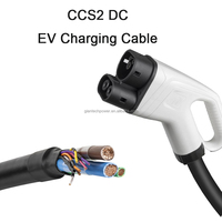 Câble de charge rapide DC pour véhicules électriques CCS2 GBT CHAdeMo, station de charge rapide DC 200A 250A