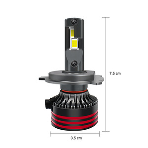 Nuevo Diseño 2024, Faros Delanteros LED <span class=keywords><strong>M8</strong></span> Pro 9005 9006 H1 H4 H7 9012, Luces LED para Automóvil, Bombillas para Faros Delanteros - Product Image 3