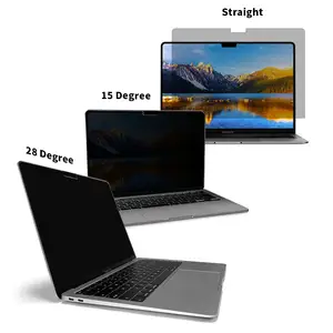 رقاقة حماية الشاشة الخاصة بحماية الهوية رفيعة للغاية قابلة للإزالة مضادة للتجسس لجهاز Macbook Pro مقاسات 13 14 15 16 بوصة