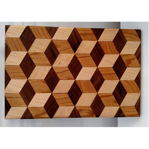 <span class=keywords><strong>Planche</strong></span> à découper en bois <span class=keywords><strong>de</strong></span> <span class=keywords><strong>cuisine</strong></span> 3D personnalisée pour parquet à grain en bout <span class=keywords><strong>Planche</strong></span> à découper à grain en bout - Product Image 6