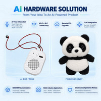 Boîtier vocal IA personnalisé pour usines de jouets en peluche avec intégration de modèles IA WiFi BLE et prise en charge de la production en série