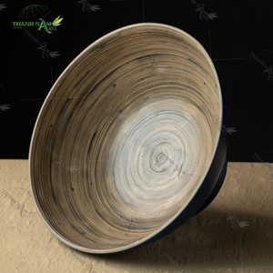 Bandeja de fruta de bambú hilado ecológica de Primera calidad-Vajilla sostenible para el hogar y la cocina, hecha a mano en Vietnam personalizada - Product Image 4