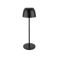 Lampe de table LED portable moderne sans fil, rechargeable USB-C, intensité réglable, capteur tactile, abat-jour en aluminium, blanc chaud, haute luminosité