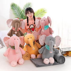 Gros climatiseur couette pingouin crocodile éléphant licorne en peluche jouet sieste couverture poupée oreiller - Product Image 5