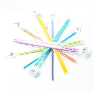 14 Chiếc 35Cm Dài 4-10Mm Bộ Kim Đan Bằng Nhựa Nhiều Màu Sắc - Product Image 2