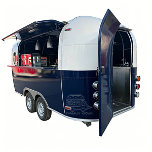 Stainless Steel Concession Trailer Fully Equipped Ice Cream Cart Vendor Mobile Food Truck - Product Image 5