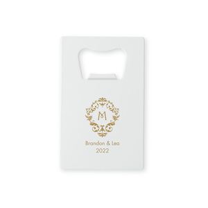 Cheap Custom Logo Engraved Shaped Bottle Opener Business <b>Card</b> - Product Image 1