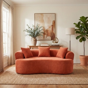 Modern Design Seater Sectional <b>Sofa</b> Velvet Upholstery Compressed for Warehouse Villa Basement Use One Seat Version Available - Product Image 6