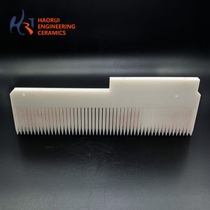 Peine de cerámica de Zirconia blanca, componentes de equipos fotovoltaicos de alta precisión, producción personalizada de piezas de cerámica - Product Image 5