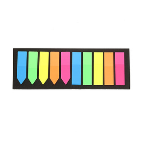 PET Material Sticky Tabs for Annotating Books Color Note Tabs Repositionable Flags Markers Semi Transparent Index Tabs - Product Image 1