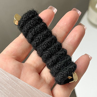 Élastiques à cheveux en spirale multicolores en fil de téléphone, élastiques à cheveux très élastiques faits à la main, élastiques à cheveux épais en fil de téléphone pour femmes et filles