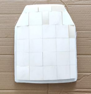 แผ่นเกราะกันกระสุนสำหรับฝึกภาคสนาม แบบกำหนดเอง B4C แผ่นแข็ง PE <span class=keywords><strong>SiC</strong></span> อลูมิเนียม คาร์ไบด์ โบรอน IV แผ่นเกราะยุทธวิธี - Product Image 3