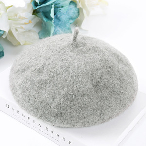 Bérets d'artiste tendance de haute qualité pour femme, respirants, en denim, style champignon et chapeau de peintre, pour le printemps et l'<span class=keywords><strong>automne</strong></span> - Product Image 6