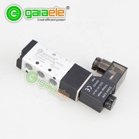 4V110 série 5/2 voies 12V 110V 220V DC24V électrovanne Airtac directionnelle normalement fermée 4V110-06 avec bobine LED