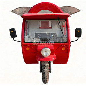 Carrito de Comida Móvil para Exteriores de Tamaño Personalizado, 3 Ruedas, Calentador Integrado, Camión Multifuncional para Venta de Aperitivos - Product Image 1