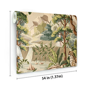<span class=keywords><strong>Papier</strong></span> <span class=keywords><strong>peint</strong></span> en lin naturel écologique imprimé numériquement sur mesure, <span class=keywords><strong>papier</strong></span> <span class=keywords><strong>peint</strong></span> en lin <span class=keywords><strong>jungle</strong></span> pour la décoration intérieure - Product Image 5