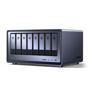 Nouveau NAS DXP8800 8 baies, processeur I3 1215u 6 cœurs, 8 Go de RAM DDR5, 2 * 10GbE, 2 * emplacements M.2 NVMe, stockage NAS DXP8800 8 baies 8K - Product Image 2