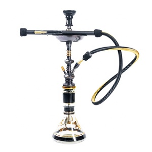 Hot <b>Sale</b> Luxury Solid Brass Lacquer Mini <b>Shisha</b> Hookah Medium Deluxe Traditional Egyptian Wholesale Quality - Product Image 1