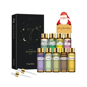 Natuur Etherische Olie Hoge Kwaliteit Lavendel Aceite Esencial Zoete Sinaasappel Essentiële Olie 10 Ml Set Body Huidverzorging