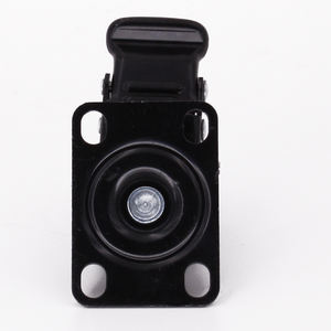 PU 2 polegadas carregando 60kg preto cama base rodízio roda <span class=keywords><strong>Snap</strong></span> Lock prego mesa rodízios - Product Image 3