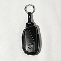 Porte-clés de voiture de luxe en cuir pour les séries 1/3/5/7 530 F48 X1-X6, résistant aux rayures et léger - KUNASI