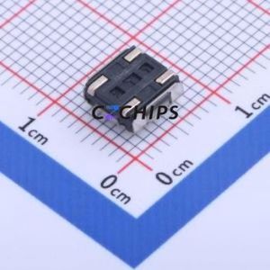 YTSE005A0352502B Tactile Switch SMD Switch Single Pole Single Throw Round Button 2.5N Vertical Mount - Product Image 2