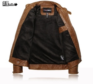 <span class=keywords><strong>Chaqueta</strong></span> clásica <span class=keywords><strong>de</strong></span> piel para <span class=keywords><strong>hombre</strong></span> al por mayor <span class=keywords><strong>de</strong></span> talla grande para <span class=keywords><strong>motocicleta</strong></span> con material <span class=keywords><strong>de</strong></span> buena calidad - Product Image 5