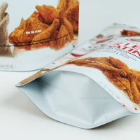 Sachet Doypack en aluminium avec fermeture éclair pour assaisonnement en poudre pour panure et mélange d'épices