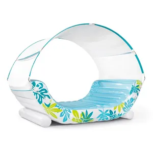 <span class=keywords><strong>Intex</strong></span> 56294 nuevo toldo de tela inflable isla sombrilla piscina salón balsa doble flotante con portavasos - Product Image 2