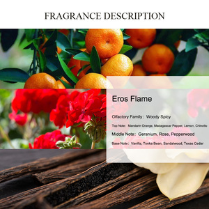 AROMA ÚNICO Eros Flame Perfume Oil Marca Italiana Mandarin Orange Perfume para hombres Aceites de fragancia de larga duración China al por mayor - Product Image 2