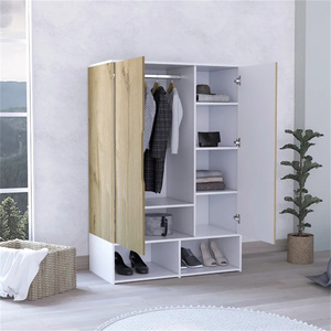 <span class=keywords><strong>DECOHOME</strong></span> Armoire de rangement pour chaussures à 2 portes battantes, 59'' H 39.37'' L, avec étagères multiples, pour usage résidentiel polyvalent - Product Image 1