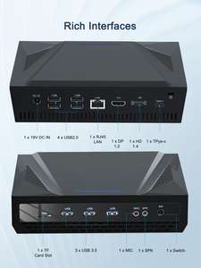 Mini PC NUC Core <span class=keywords><strong>I5</strong></span>/i7 12e génération 16 Go de RAM DDR4 512 Go de SSD pour 1.4 DP 1.2 Type-C Ordinateur de bureau industriel Jeux Nouveau Win10/11/Linux - Product Image 2