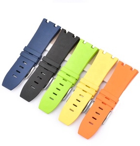 Correa de <span class=keywords><strong>reloj</strong></span> de goma de lujo con camuflaje multicolor de 28 mm, banda de silicona para relojes Audemars <span class=keywords><strong>Piguet</strong></span> Royal Oak Offshore. - Product Image 6