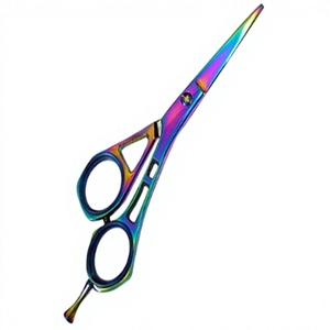 Ciseaux à cheveux en acier inoxydable ASAP pour droitiers, écologiques, à long manche, qualité salon, pour une coupe lisse et précise - Product Image 1