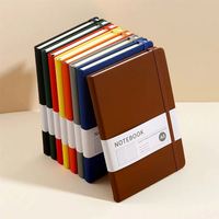 Agenda personnalisable en cuir PU à pois, mensuel et quotidien, relié rigide, journal de gratitude 2026