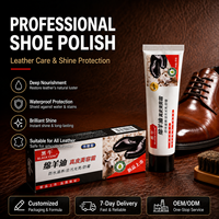 Crema para Zapatos Negra Mate Esmerilada en Tubo de 35g, Antihuellas, Agarre Cómodo